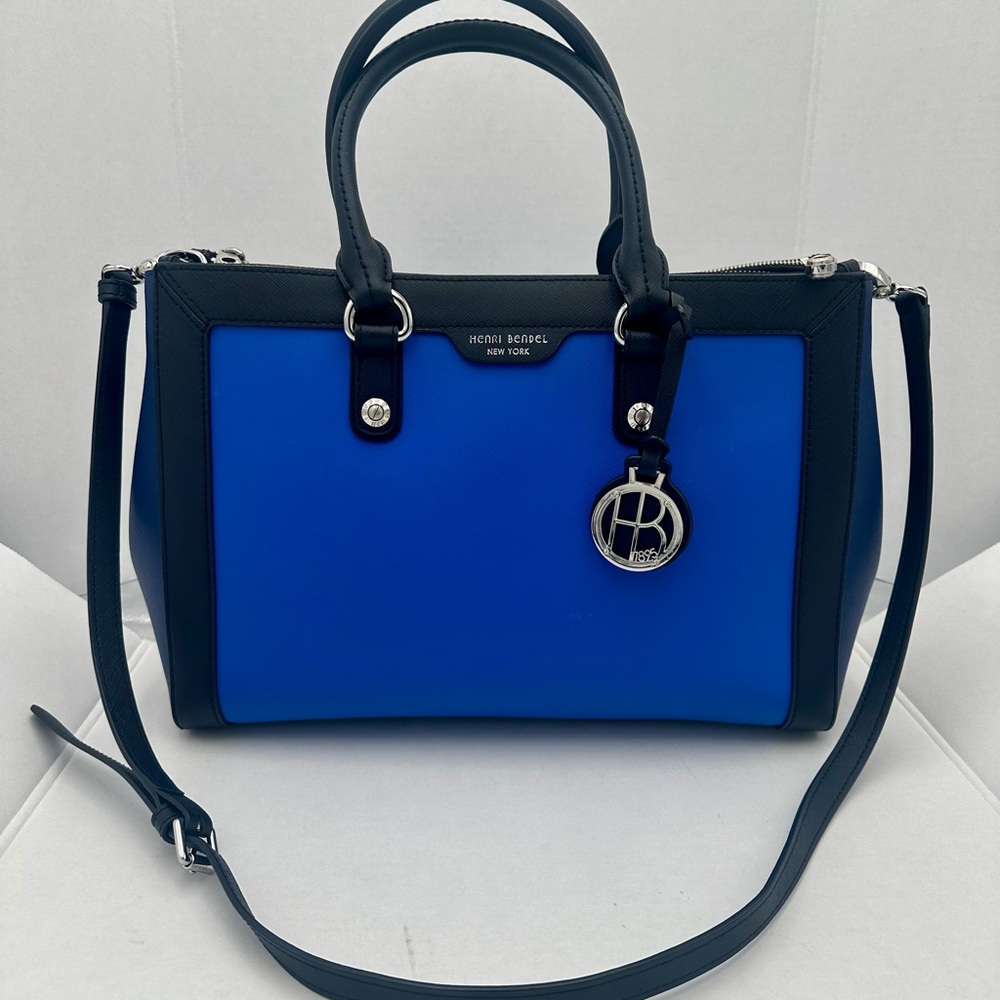 HENRI BENDEL NEW YORK Leather Satchel Handbag